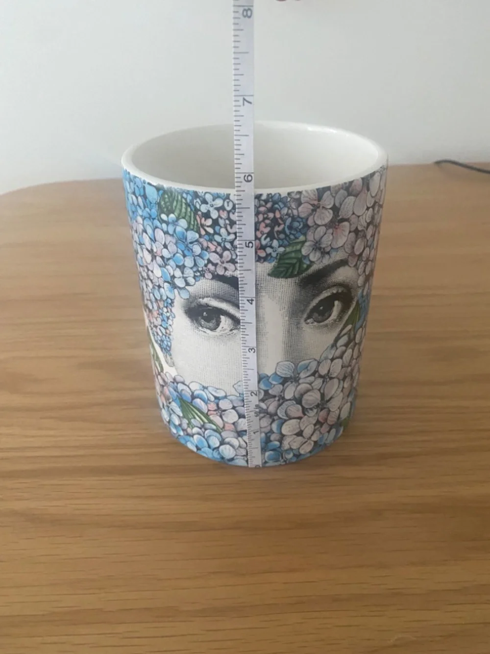 Fornasetti candle ( candle used) approx 6 x 4.5 inches
